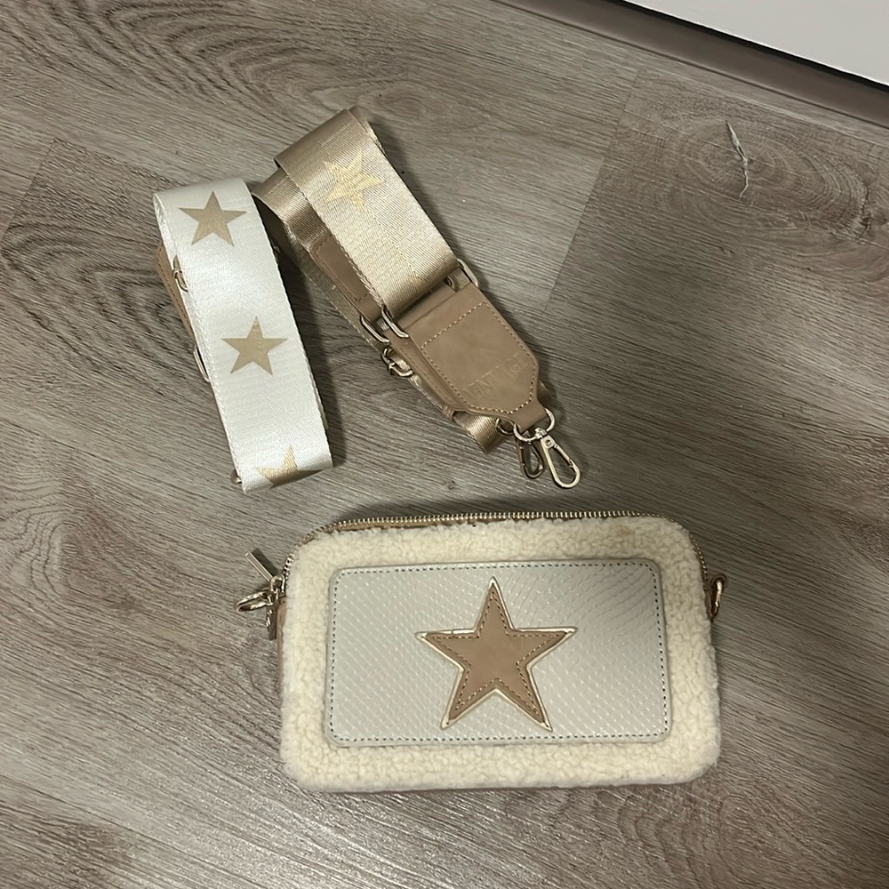Vintage Havana Sherpa crossbody